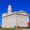 The Nauvoo Illinois Temple paint by numbers