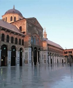 The Umayyad Mosque Damascus Syria paint by number