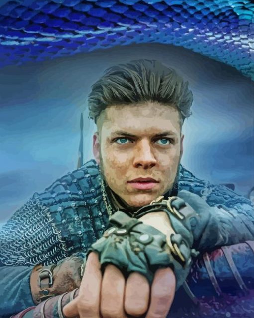 Vikings Ivar the Boneless paint by number