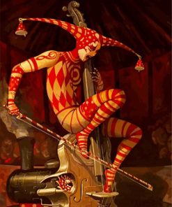 Violonist Jester paint by numbers