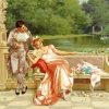 Vittorio Reggianini The Flirtation paint by number