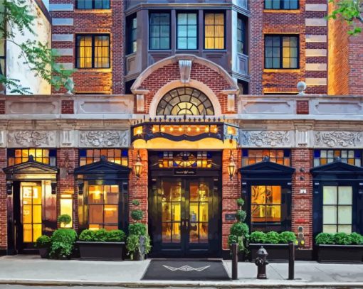 Walker Hotel Greenwich Village New York paint by number