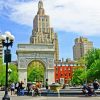 Washington Square Park New York paint by number