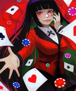 Yumeko Jabami Kakegurui paint by number