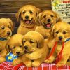 Adorable Puppies paint by number