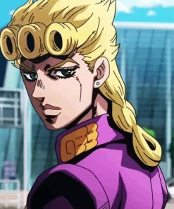 Aesthetic Giorno Giovanna Anime paint by number