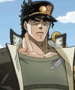 Aesthetic Jotaro paint by number