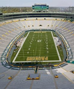 Aesthetic Lambeau Field paint by number