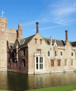 Aesthetic Oxburgh Hall Norfolk Building paint by number