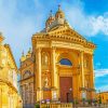 Aesthetic Rotunda St John Baptist Church Gozo paint by number