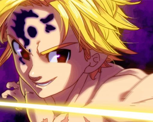 Aesthetic Anime Nanatsu paint by number