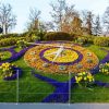 Aesthetic The Flower Clock Geneva paint by number