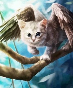 Angel Kitty paint by number