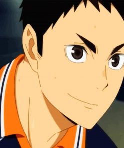 Anime Haikyuu Daichi Sawamura paint by number