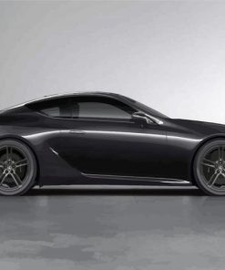 Black Lexus LC paint by number