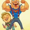 Chunk And Sloth The Goonies paint by number