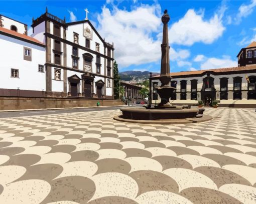 Church Of St John The Evangelist Funchal paint by number