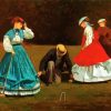 Croquet Scene Winslow Homer paint by number