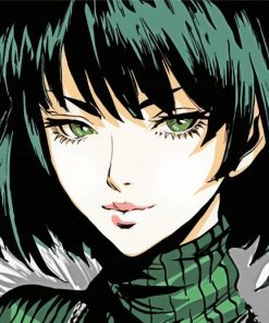 Fubuki Manga Girl paint by number