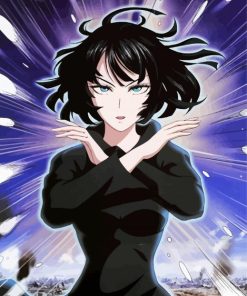 Fubuki One Punch Man Anime paint by number