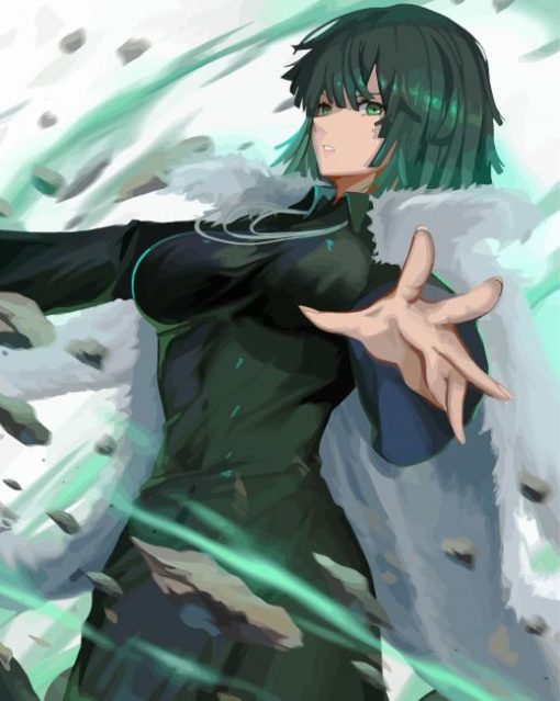 Fubuki One Punch Man paint by number