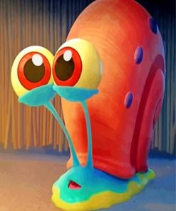 Gary From Spongbob paint by number