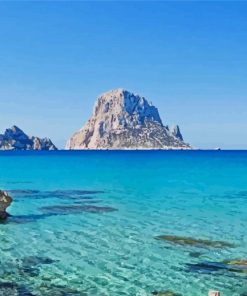 Ibiza Blue Sea paint by number