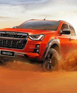 Isuzu D Max Car paint by numbers