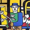 Leger The Man In The Blue Hat paint by number