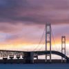 Mackinac Bridge Michigan paint by number