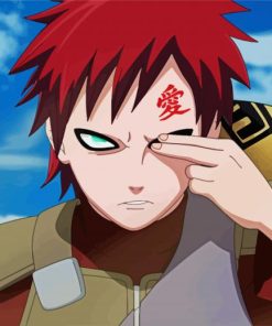 Naruto Gaara paint by number