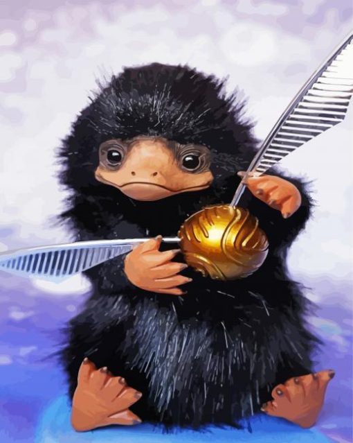 Niffler Harry Potter paint by number