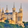 Notre Dame Fourviere Basilica Lyon paint by numbers