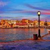 Old Venetian Port Of Chania Greece paint by number