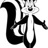 Pepe Le Pew paint by number