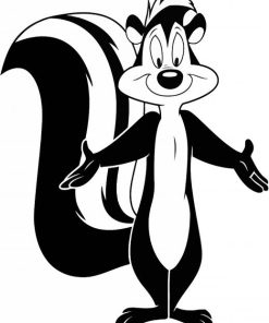 Pepe Le Pew paint by number