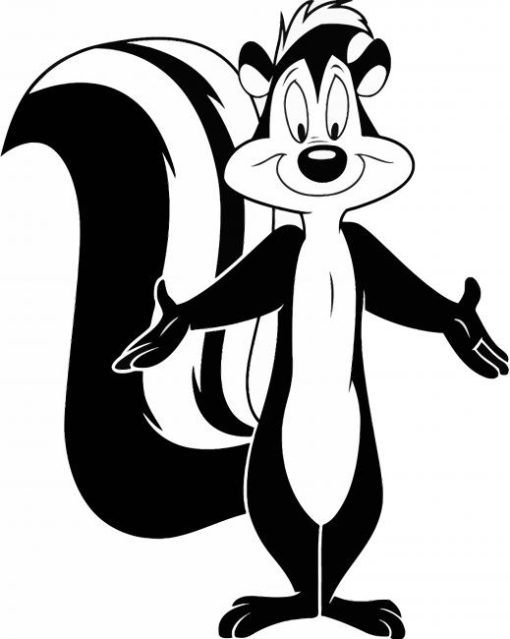 Pepe Le Pew paint by number