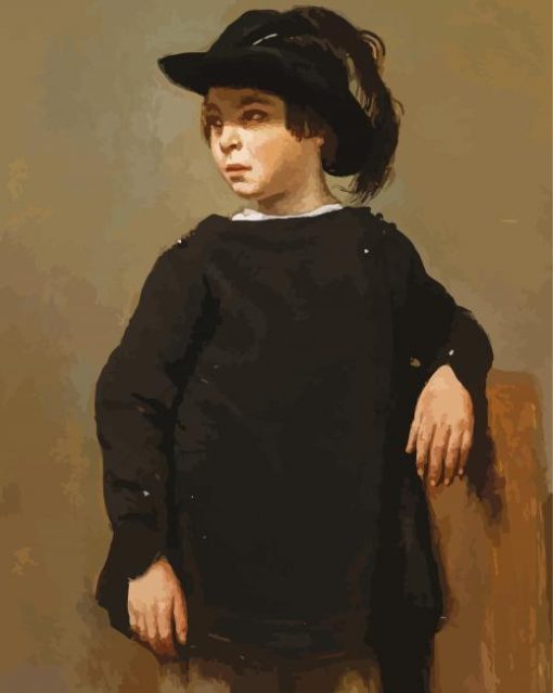 Portrait Of A Child Corot paint by numbers