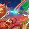 Rick And Morty Battle paint by numbers