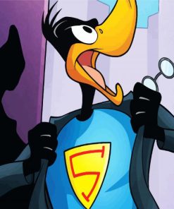 Super Daffy Duck paint by numbers