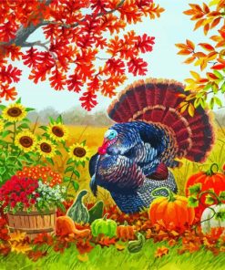 Thanksgiving Hunter paint by number