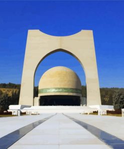 The Unknown Soldier Monument Damascus Syria paint by number