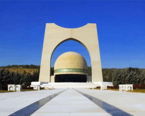 The Unknown Soldier Monument Damascus Syria paint by number