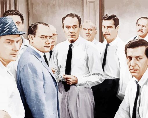 12 Angry Men Characters paint by number