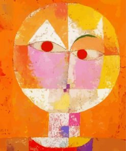 Abstract Faces By Paul Klee paint by number