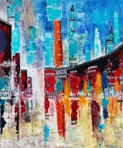 Abstract City paint by number