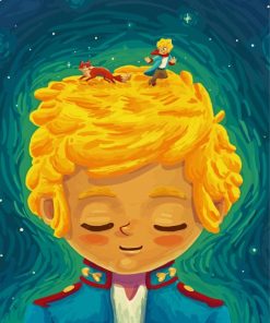 The Little Prince Animated Cartoon paint by numbers