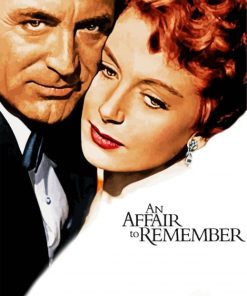 An Affair To Remember Movie Poster paint by number