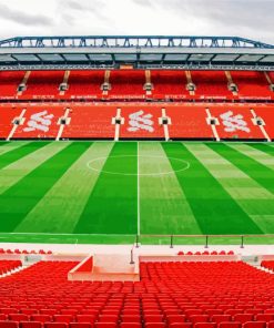 Anfield Stadium paint by number