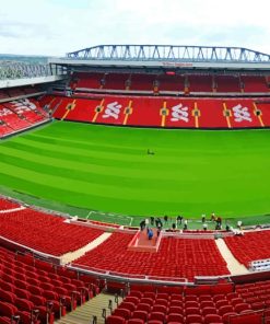 Anfield Stadium In Liverpool paint by number